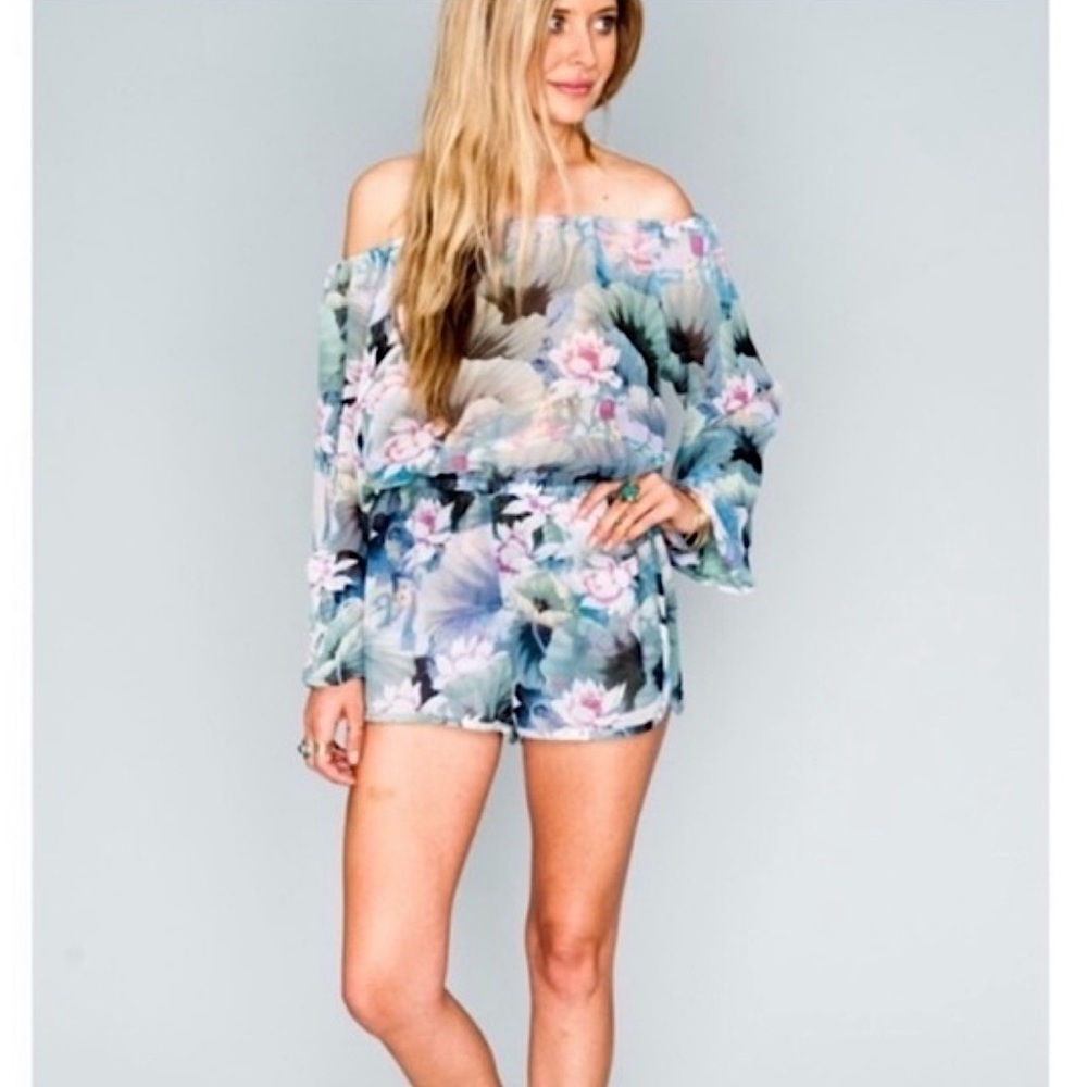 Show Me Your Mumu Water Lily Romper